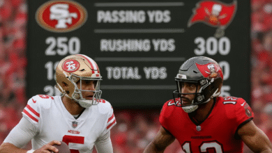 49ers vs Tampa Bay Buccaneers Match Player Stats