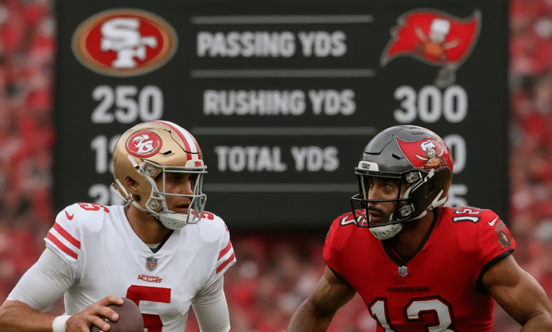 49ers vs Tampa Bay Buccaneers Match Player Stats