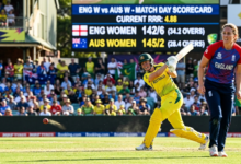 england women's national cricket team vs australia women's national cricket team match scorecard