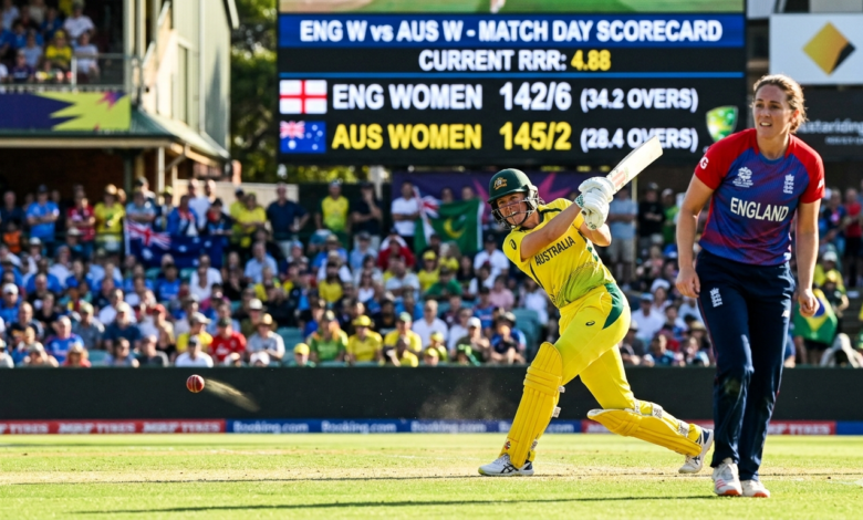 england women's national cricket team vs australia women's national cricket team match scorecard