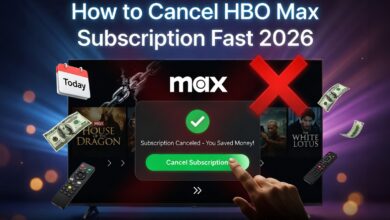 cancel HBO Max subscription